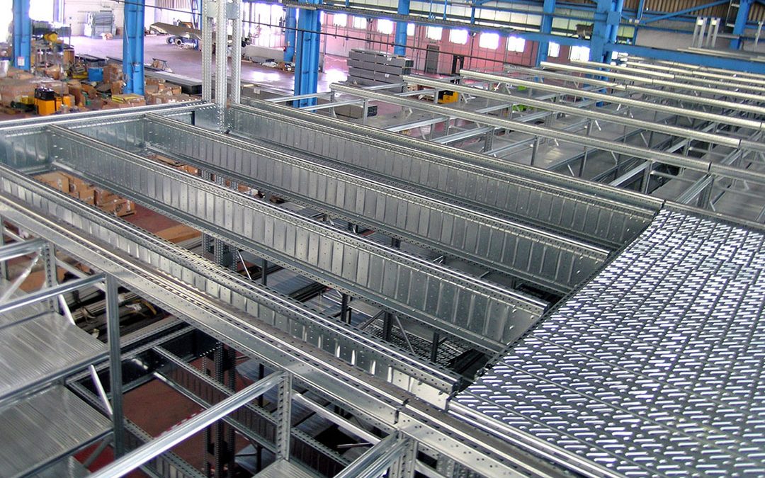 Large mezzanine and multi-tier installation