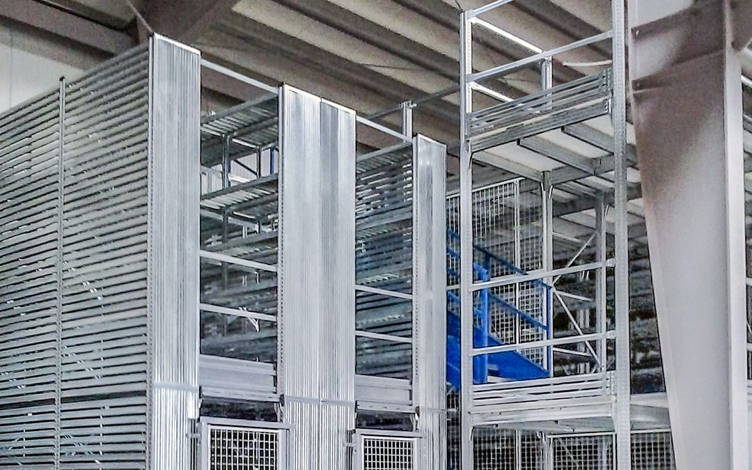 Super 3 two-tier system coupled with a Super 6 mezzanine