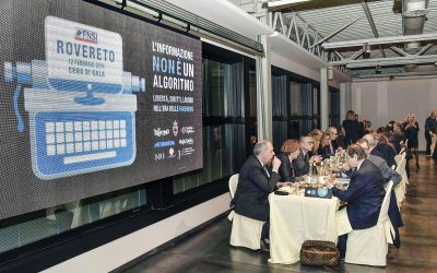 Rovereto – Cena di gala in occasione del 28° Congresso della Federazione Nazionale della Stampa Italiana